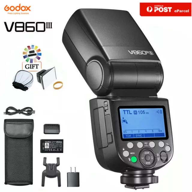 Godox V860IIIS V860III-S TTL HSS Flash Speedlite with Battery for Sony Camera