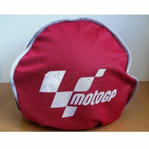 MotoGP Aero Motorcycle Helmet Bag Motorbike Drawstring Carrier Red & Black New