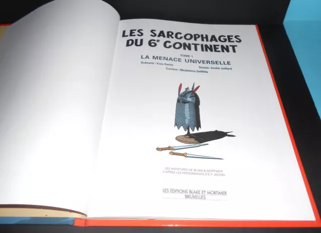 Blake Et Mortimer N°16 E O  Les Sarcophages Du 6 Eme Continent  N° 1 B D 3