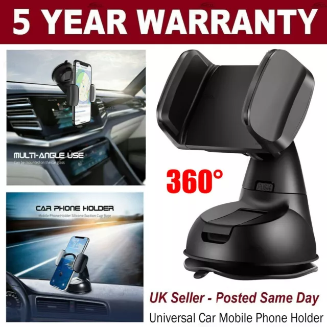360° Strong Suction Silicone Gel Dashboard Car Phone Holder Windscreen Mount