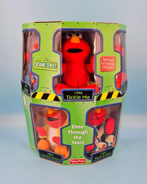 Sesame Street Elmo Through The Years  (Collectors Edition 5 Figure Set) Wow! 🔥