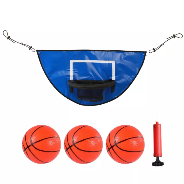 Enjoy the Outdoors with an Inclusive Trampoline Basketball Set for Family Fun