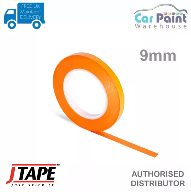 J Tape Fine Line Orange Masking Tape Detailing Heat Resistant 9mm x 55m