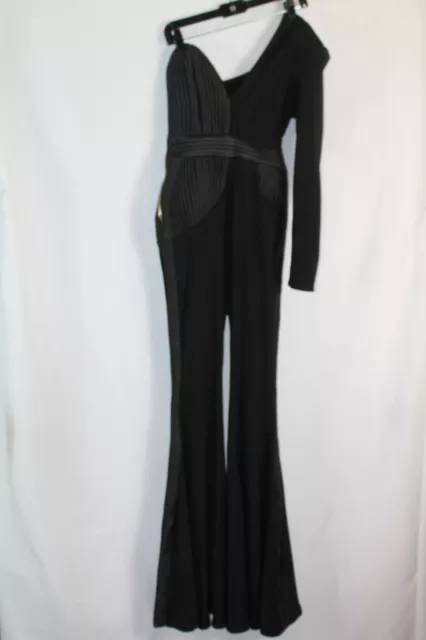 Zhivago It's No Game Black Cold Shoulder Jumpsuit #2