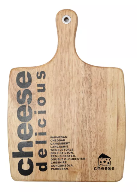 Grand Fort Hévéa Découper Fromage Board en Bois Coupe Board