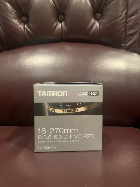 Tamron 18-270mm F/3.5-6.3 Di II VC PZD B008E Lens For Canon Brand New 2