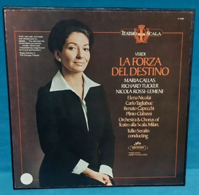 Klassik LP Box - Verdi - La forza del destino. 3 LPs.