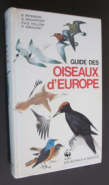 GUIDE des OISEAUX D'EUROPE éditions DELACHAUX & NIESTLE