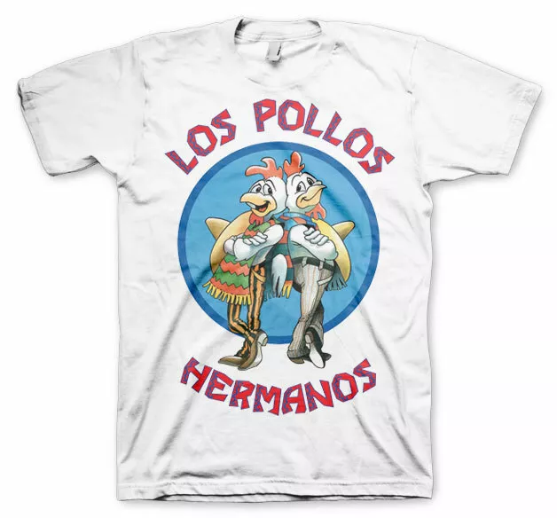 Licence Officielle Breaking Bad - Los Pollos Hermanos Homme T-SHIRT S-XXL