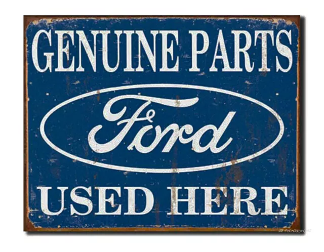 Schild USA Ford Parts 30 x 40 cm Poster Deko Werkstatt Vintage Auto Garage *289