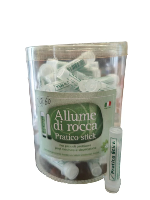 ALLUME DI ROCCA  STICK  MATITA EMOSTATICA post Rasatura e Depilazione 6g x 12 pz