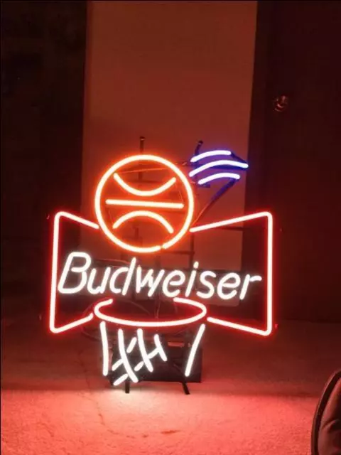 Basketball Net Beer Logo 20"x16" Neon Sign Light Lamp With Dimmer