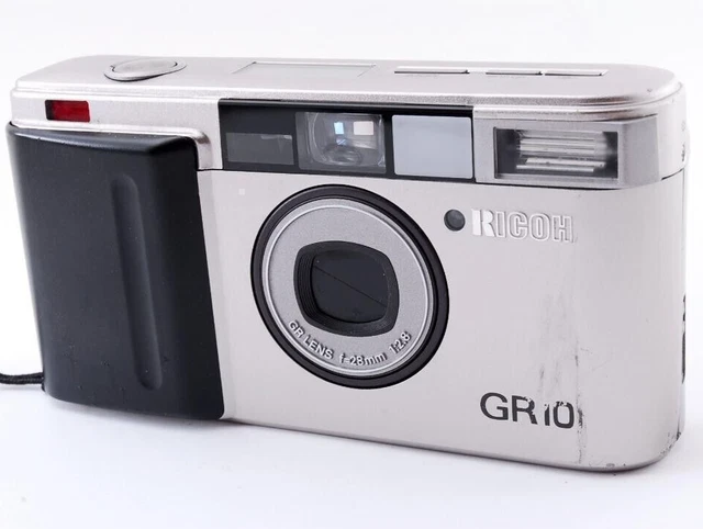 Excellent+ Ricoh GR10 Silver 28mm F2.8 35mm Film Camera JAPAN