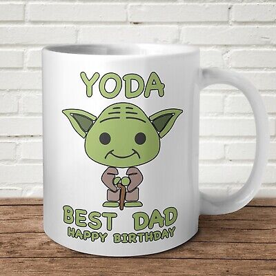 Yoda migliore Papà Tazza Buon Compleanno Per Lui Regalo Papà Padre FUNNY COOL