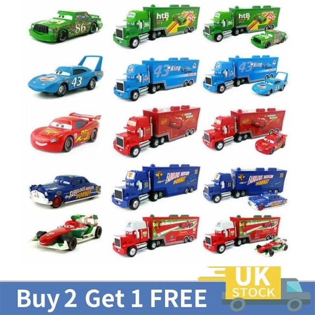 Disney Pixar Cars Original The King Chick Hicks Truck&Car Die-cast Toy Car Gift