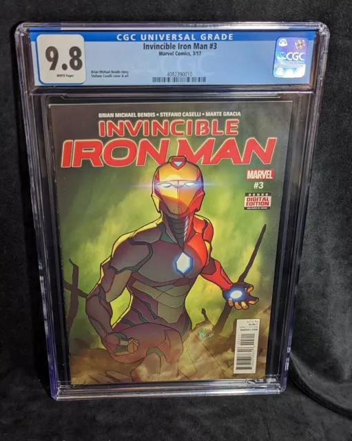 Invincible Iron Man # 3 (2017) CGC 9.8 1st Riri Williams as Ironheart