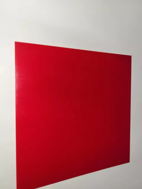 1/16" x 6" X 6" URETHANE / POLYURETHANE 95 A RED SHEET