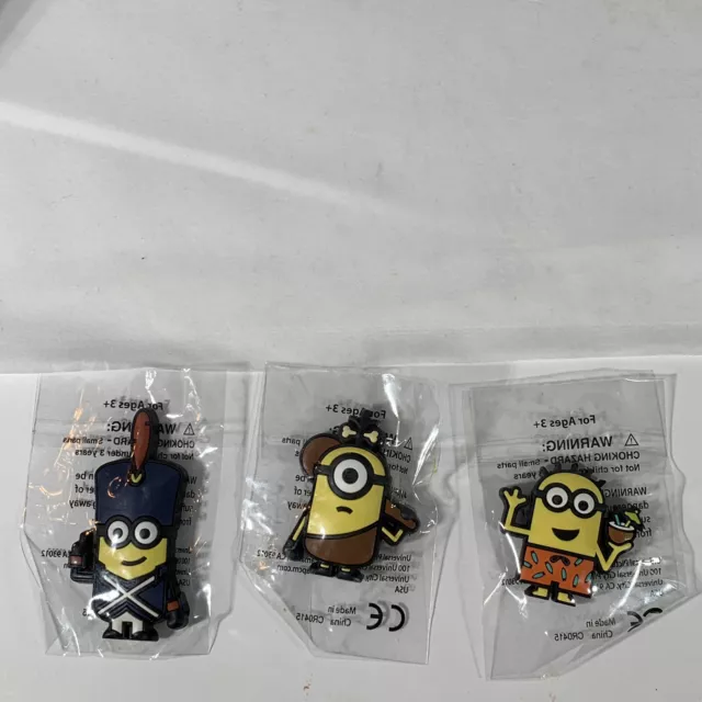 Despicable Me Minion Scavenger Hunt Magnet set of 3 New Universal Studios