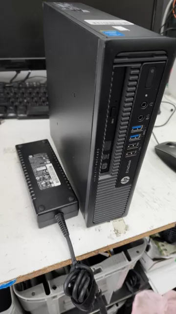 HP EliteDesk 800 G1 USDT Desktop, intel i5-4690S @ 3.20Ghz, 4G Ram, 128GB SSD