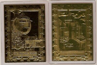 HARRY POTTER 22kt Gold Danbury Mint Card - HOGWARTS EXPRESS