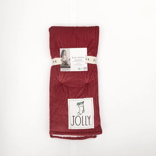 Rae dunn christmas throw outlet