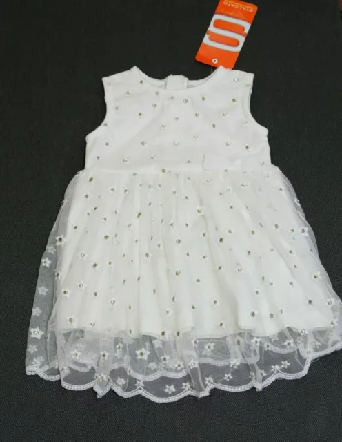 Taufkleid Baby Kleid Taufe offwhite Mädchen Babykleid Spitze 62, 68, 74, Neu