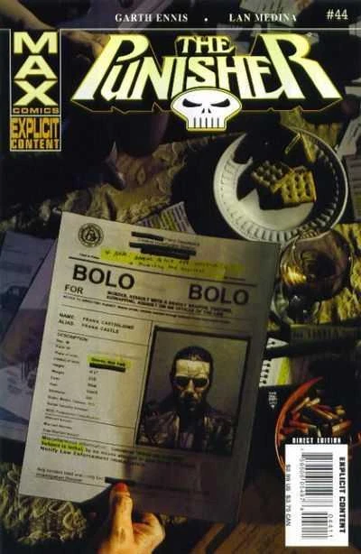 The Punisher #44 MAX, Garth Ennis Story, Near Mint 9.4, 1st Print, 2007