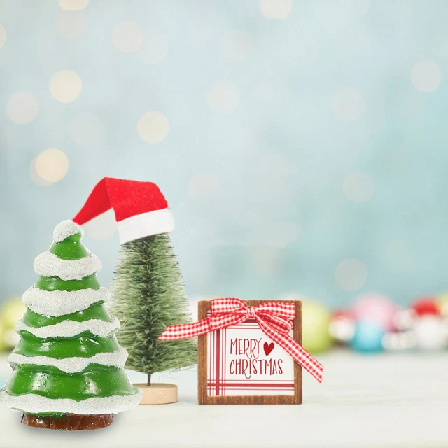 12 Pcs Resin Bonsai Tree Ornament Holiday Fairy Dollhouse Toy