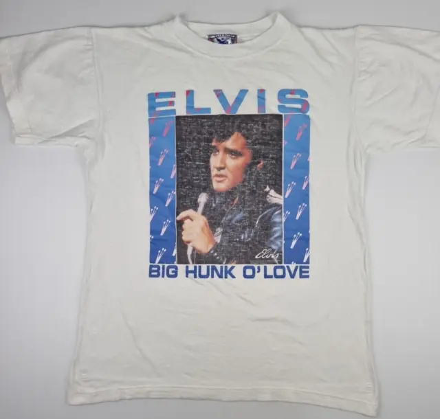Vintage ELVIS PRESLEY Big Hunk O'Love T-shirt Size Small Rare