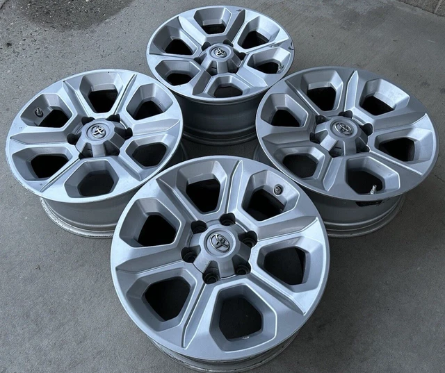 17& TOYOTA 4RUNNER Oem Factory Stock Wheels Rims Silver Sr5 5Th Gen