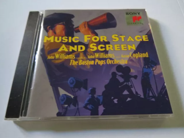 JOHN WILLIAMS/BOSTON POPS - Music For Stage And Screen - CD Album - Copland -SBM