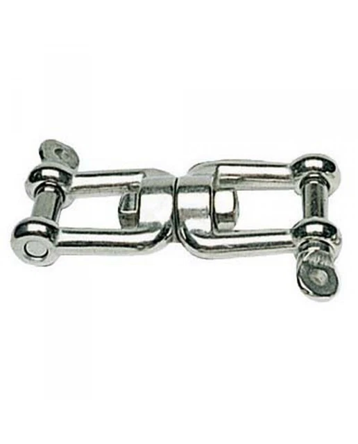 Emerillon manille et manille - inox - 13 mm