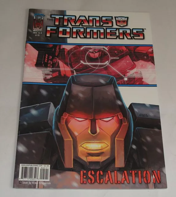 Transformers Escalation Issue 5 alt. cover B Mar 2007 VGC 1st Print IDW Comics