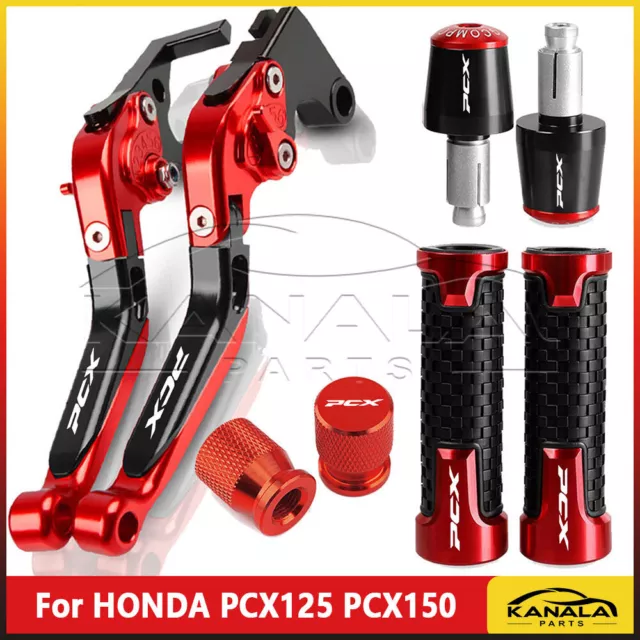 4PCS - Motorcycle Adjustable Brake Clutch Levers For HONDA PCX125 PCX150 NEW