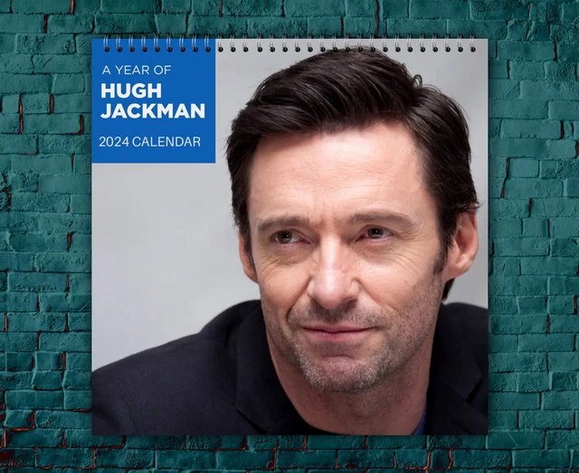 HUGH JACKMAN CALENDAR 2024, Celebrity Calendar, Hugh Jackman 2024 Wall