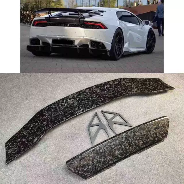 Forge Carbon Fiber Rear Trunk Spoiler Wing For Lamborghini Huracan LP580 LP610