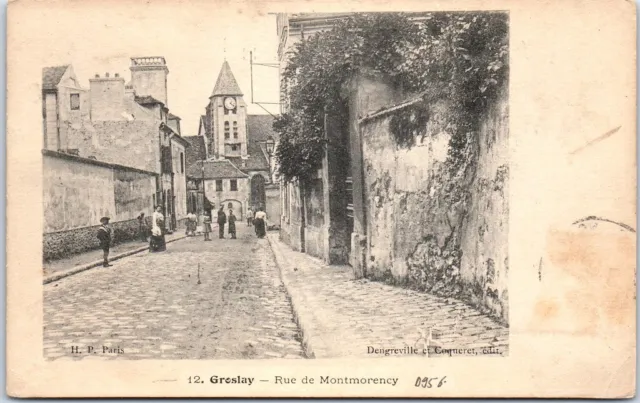95 GROSLAY - la rue de montmorency.