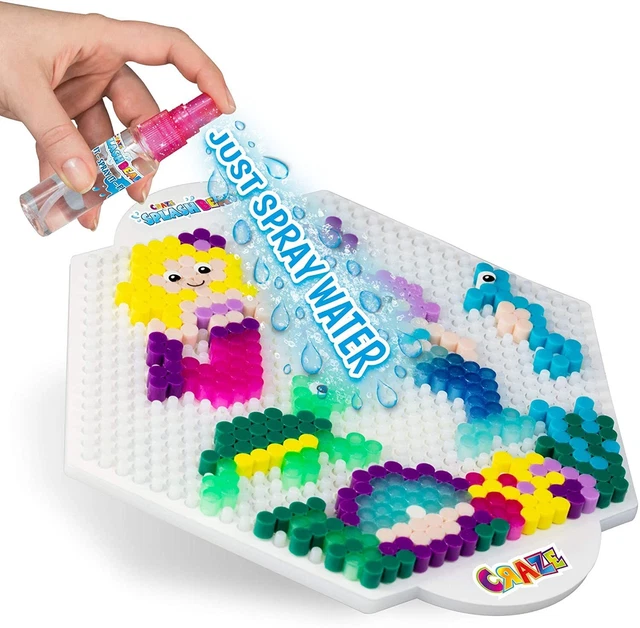 Pochoirs Perles Eau Pochoirs Craze Splash Beadys - 5 Modèles Girly - Perles à Coller Sans Pochoirs Perles Eau Pochoirs Craze Splash Beadys - 5 Modèles Girly - Perles à Coller Sans