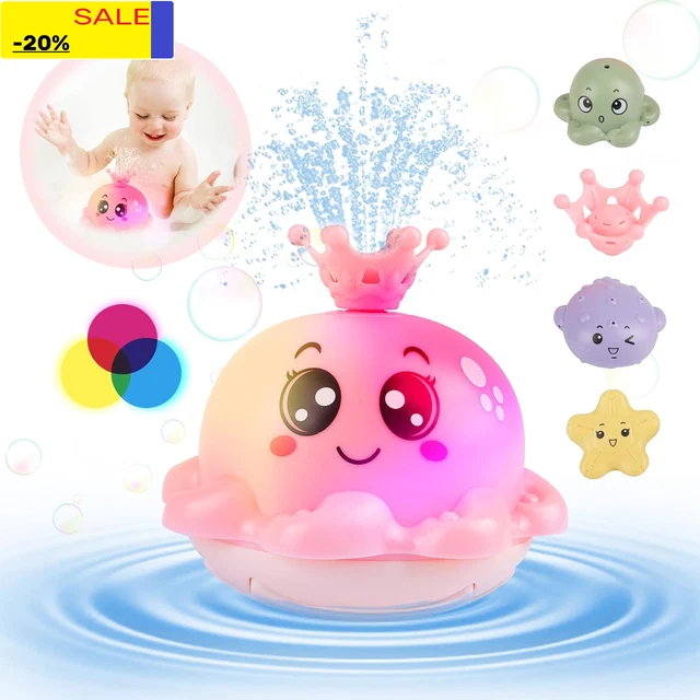 Baby Bath Toys Octopus Light up Bath Toys for Children Older Then 3 Years Old Gi