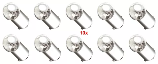 10 Stück 6 Volt / 5 Watt BA9S Birne Lampe Glühlampe Glühbirne Bulbs 10 BA9S