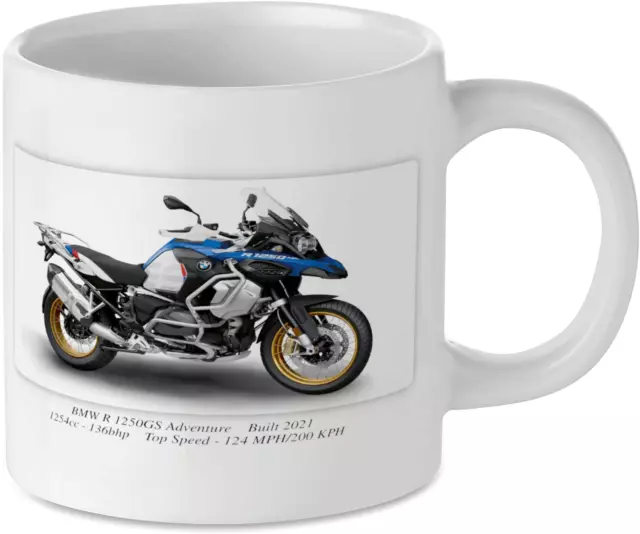 BMW R 1250GS Motorcycle Motorbike Tea Coffee Mug Biker Gift Printed UK