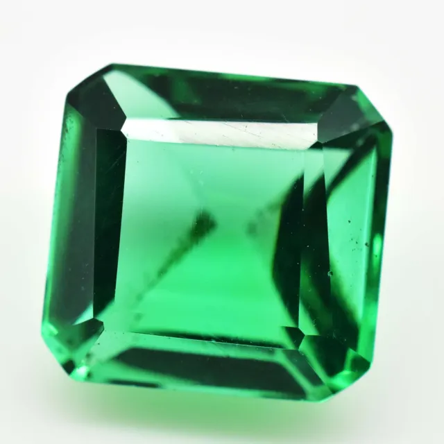 8.80 Cts Lab-Created Green Muzo Emerald Octagon Cut Certified Stunning Gemstone