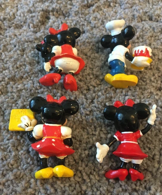 Vintage Applause Disney's Minnie Mouse teacher w doll Mickey cake baker figures 6