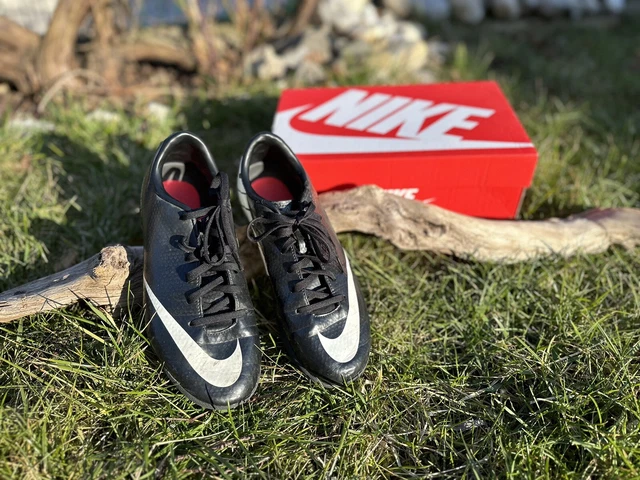 NIKE Mercurial Hallenschuhe non Marking Sohle Gr. 38 ~ schwarz in OVP
