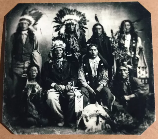 Chiefs Of the Sioux Indians tintype C1047RP