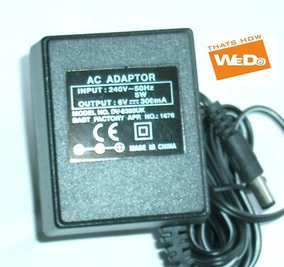 AC Adaptateur DV-6300UK 6V 300mA GB Prise