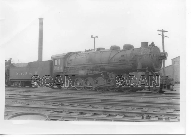 Odd535 Rp 1939 Nyo&W Ontario & Western Railroad 2102 Loco #359 Middletown N