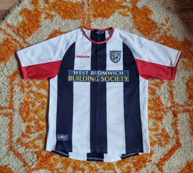 West Bromwich Albion 2003/04 Home Football Shirt Small
