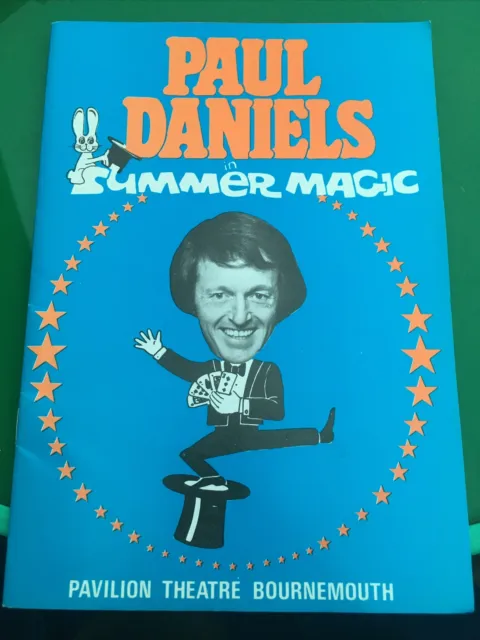 Paul Daniels In Summer Magic Programme, Pavilion Theatre Bournemouth