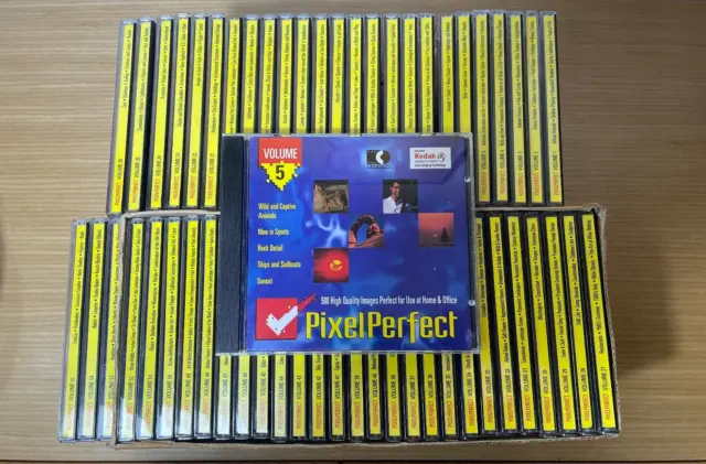 Complete PixelPerfect Collection of 55 Photo CDs: 27,500 Royalty Free Images